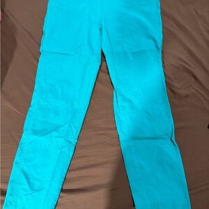 Vibrant Turquoise Pants